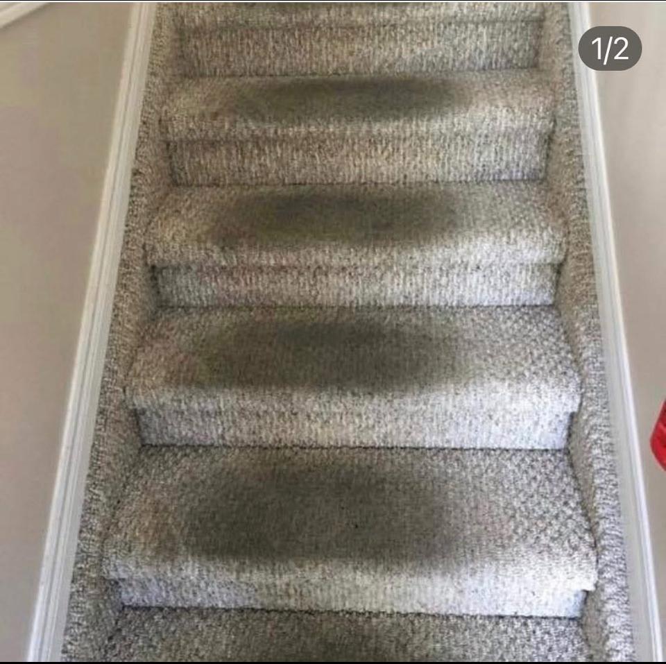 Cleaned carpet